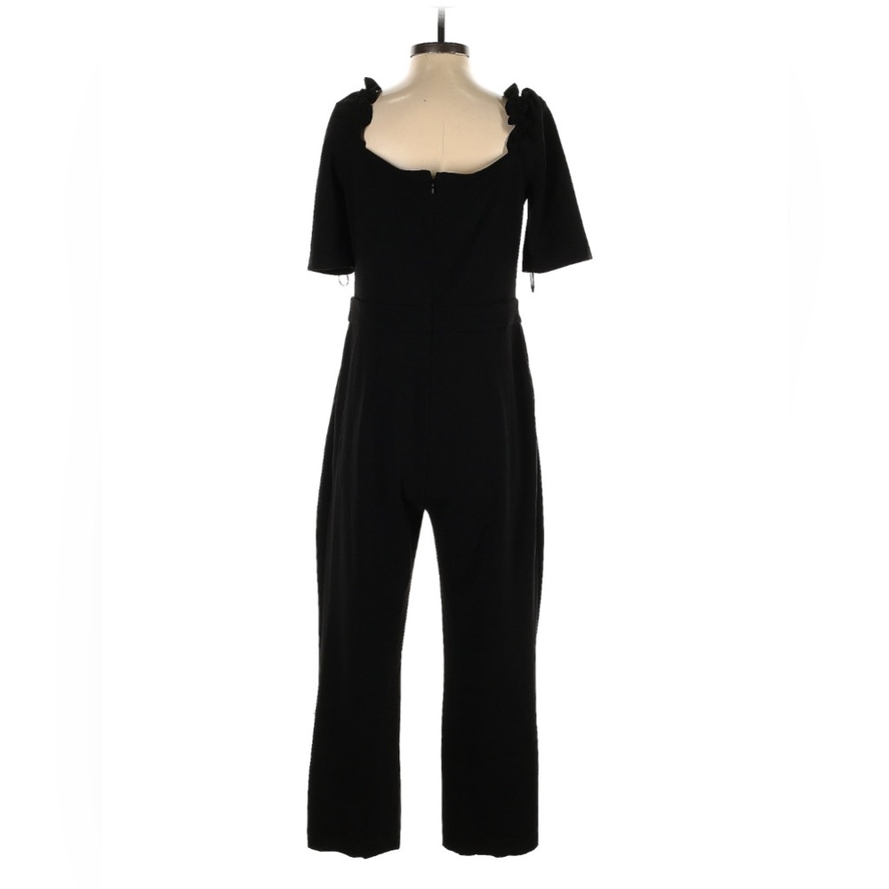 MNG Mango Black Flowy Long Jumpsuit - Picture 6 of 7